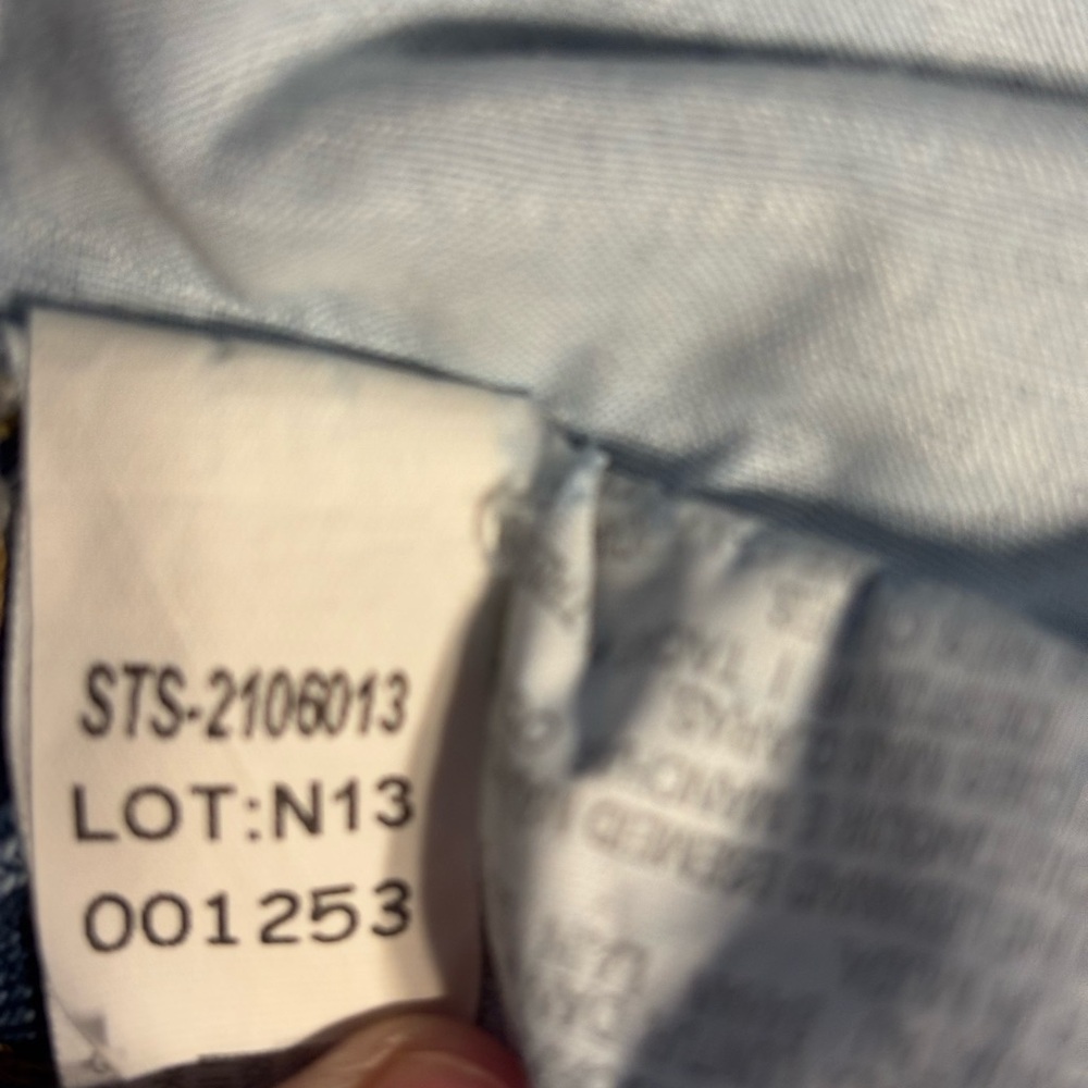 Zara Women's High Rise Mom Jeans Blue Light Wash, Distressed Denim, Size 4 - Picture 8 of 8